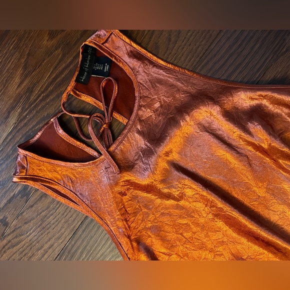 House of Harlow 1960 Dress Rust Size Small - Picture 2 of 7